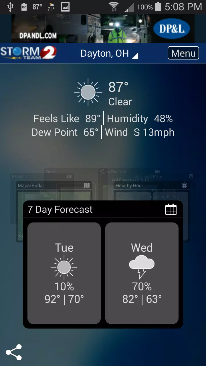 WDTN Weather Capture d'écran 2