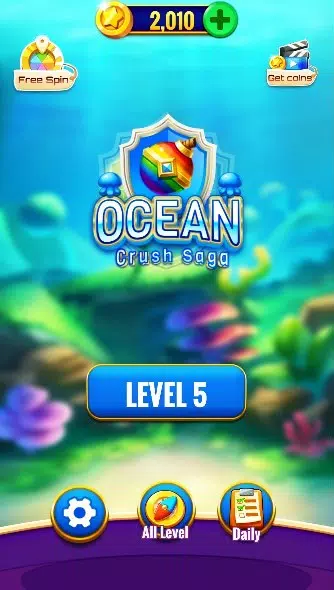 Ocean Crush Saga Скриншот 4