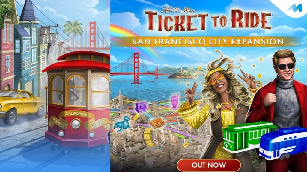 Ride Through San Francisco's Iconic Landmarks with New Ticket to Ride Expansion