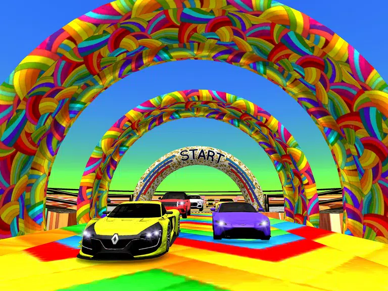 Crazy Car Stunt Car Games Captura de pantalla 2