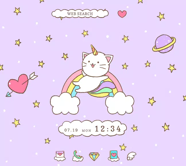 Caticorn Theme +HOME Screenshot 1