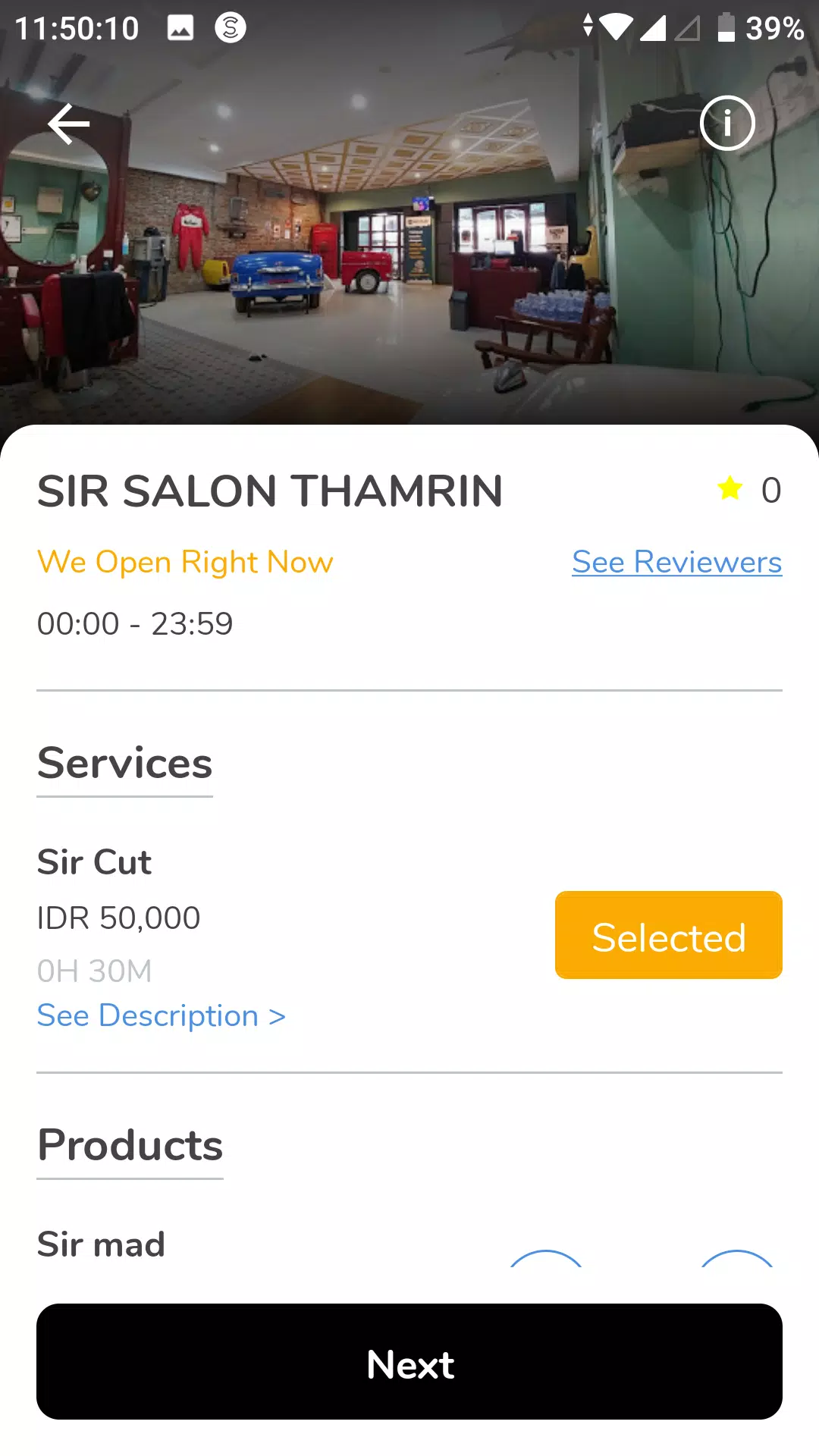 Sir Salon Screenshot 2