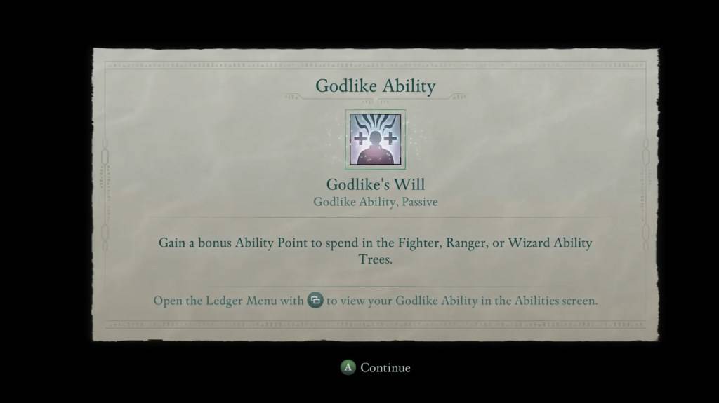 Godlike's Will Ability Description