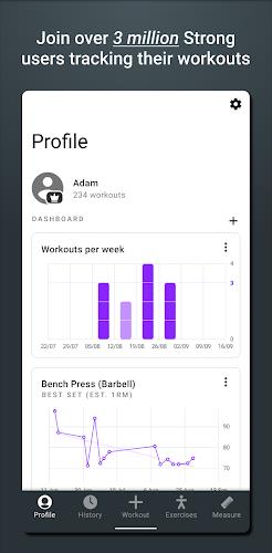 Strong Workout Tracker Gym Log应用截图第1张