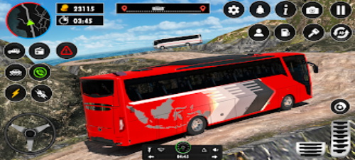 Coach Bus Simulator Offroad 3D Screenshot 2