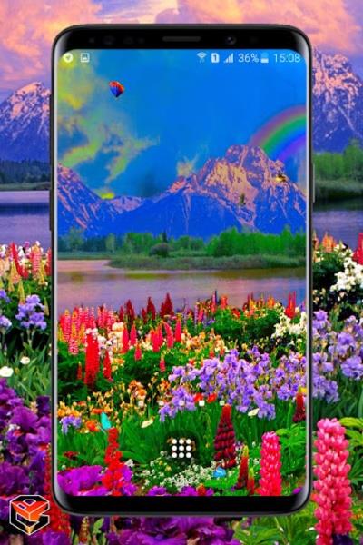 Valley of Flowers live wallpaper Capture d'écran 2