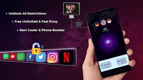 Neu VPN - Fast Proxy VPN स्क्रीनशॉट 3