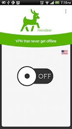 Reindeer VPN - Proxy VPN स्क्रीनशॉट 1