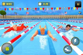 Swimming Pool Rush Water Race Screenshot 4