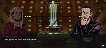 Doctor Who: Split - A Fan Visual Novel Captura de tela 3