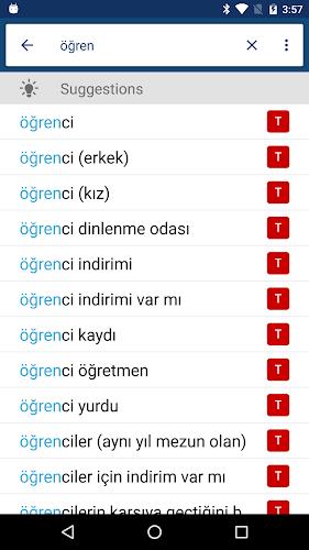 Turkish English Dictionary İng Captura de pantalla 4