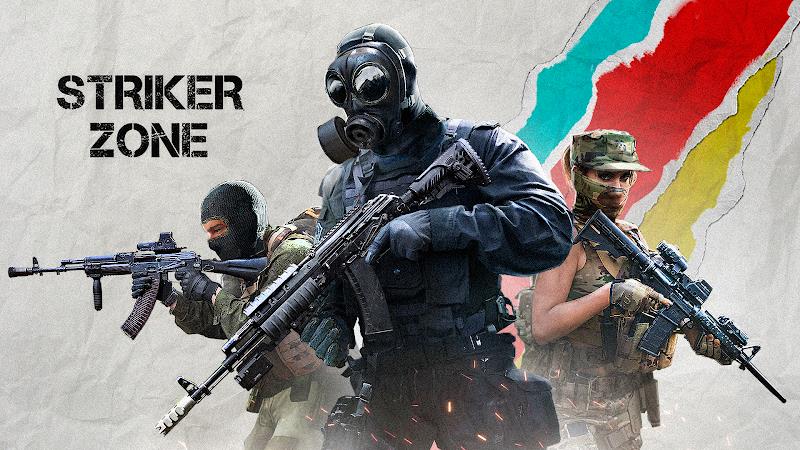 Striker Zone: Waffen Spiele Captura de pantalla 1