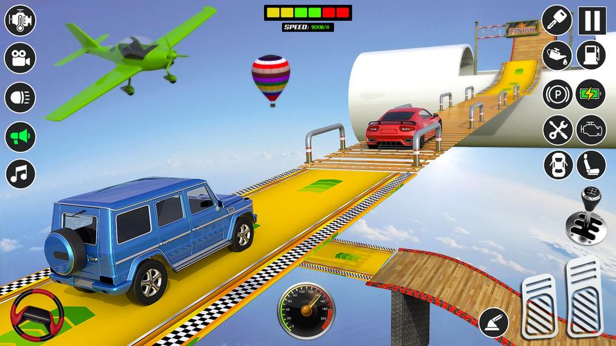 Mega Ramp Car Stunt Games 3d Captura de tela 1