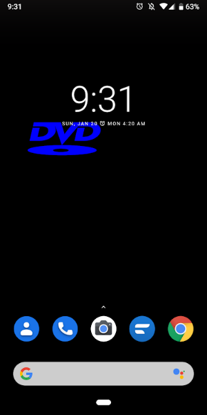 Bouncing DVD Screensaver Live Captura de tela 2