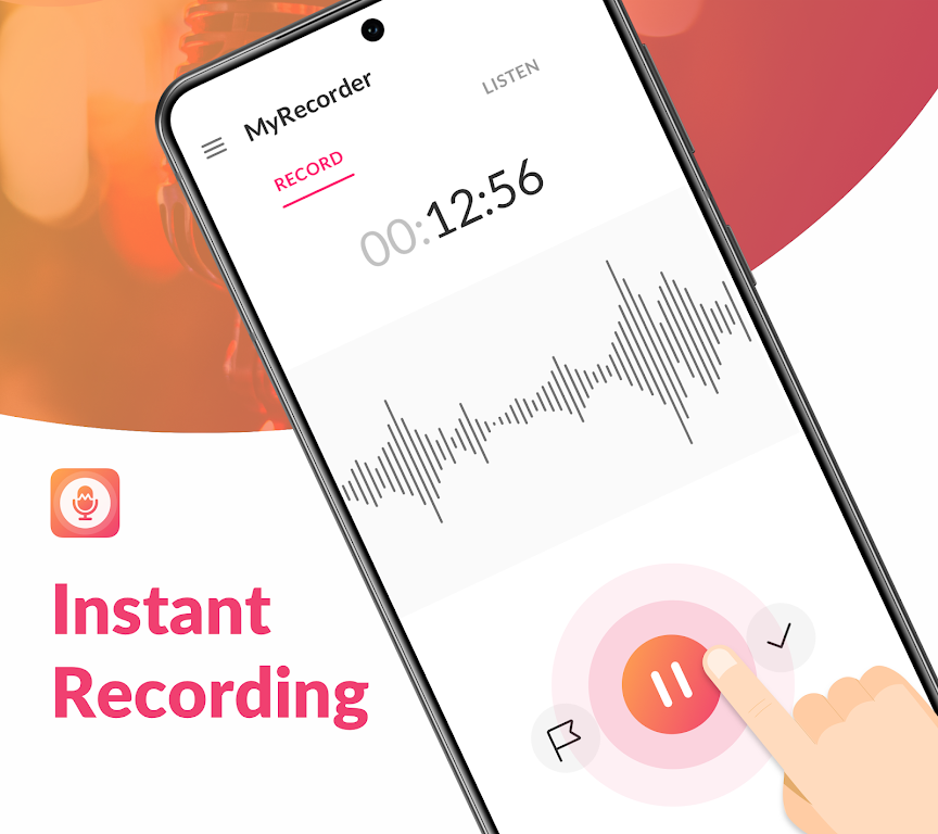 Voice Recorder & Voice Memos Mod スクリーンショット 1