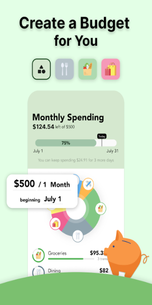 Cashew—Expense Budget Tracker Captura de tela 1