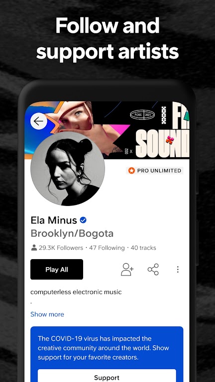 SoundCloud: Neue Musik hören Screenshot 2
