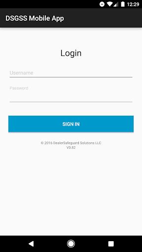 DSGSS Mobile App Captura de pantalla 1
