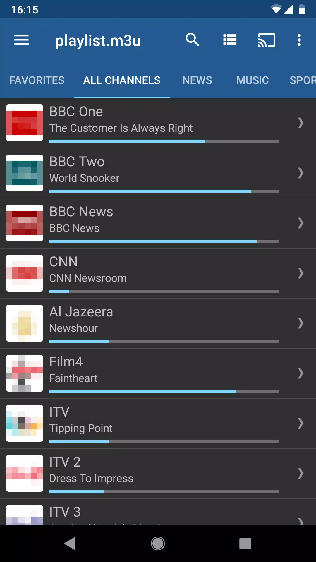 IPTV स्क्रीनशॉट 2