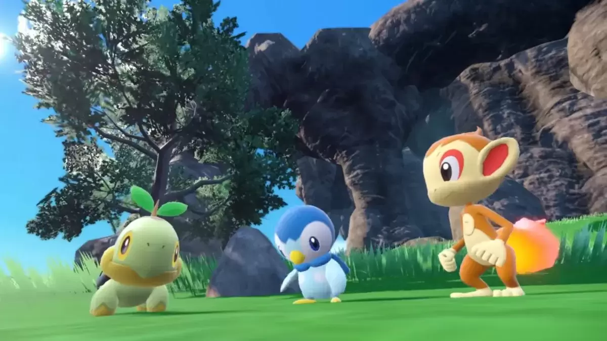 Gen 4 Parters Turtwig,Piplup和Chimchar在PokémonScarlet&Violet