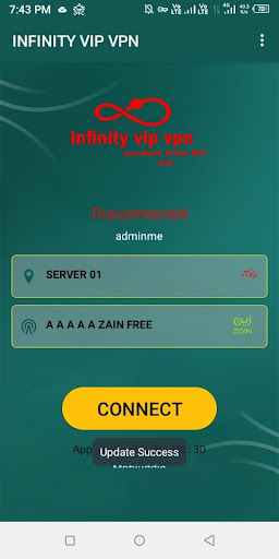 Infinity vip vpn スクリーンショット 4