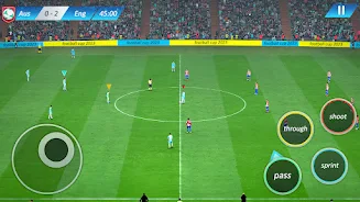 Football Soccer League Game 3D スクリーンショット 1