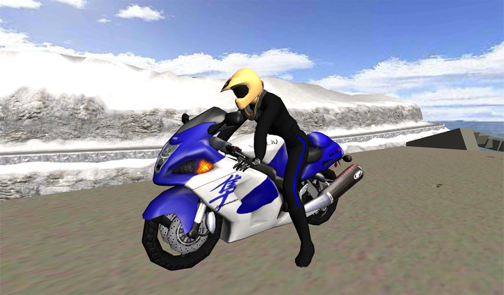 Motorbike Motocross Simulator 3D Captura de tela 2