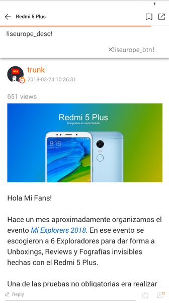 Xiaomi Community Capture d'écran 2