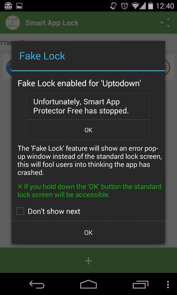 Applock – empreinte digitale Capture d'écran 3