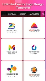 Logo Maker & Brand Designer スクリーンショット 1