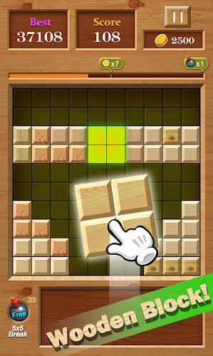 Block Puzzle Wood 1010 : Free スクリーンショット 2