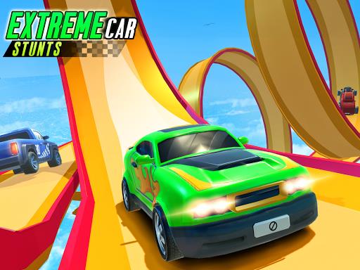 Mega Ramp Car Stunt-Car Racing 스크린샷 3