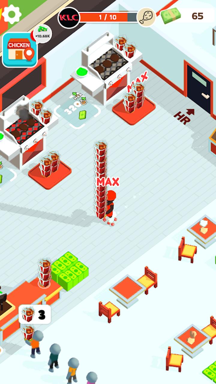 Idle Chicken- Restaurant Games Captura de pantalla 2