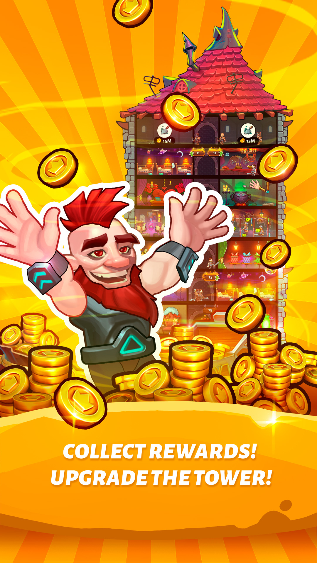 Idle Magic Tower: Heroes 스크린샷 2