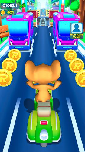 Cat Run : Tom Subway Runner 3D Capture d'écran 1