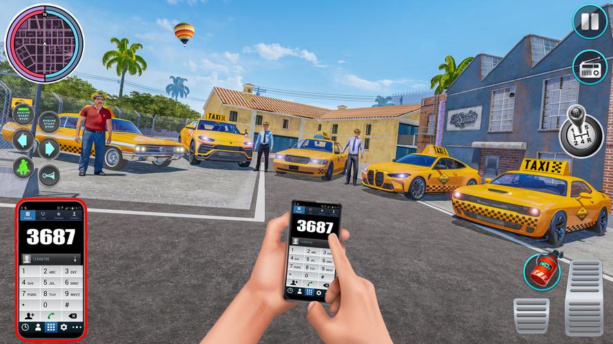 Taxi Traffic Car Racing Games應用截圖第2張