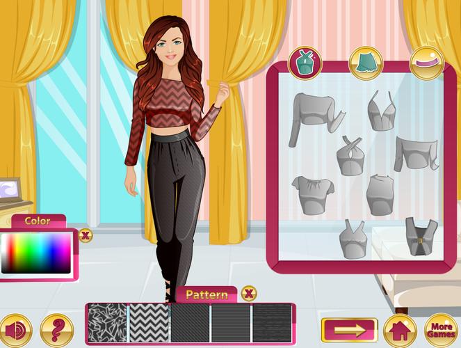 Model Star Girl Dress Up Games Captura de tela 1