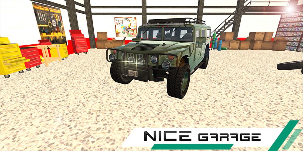 Hummer Drift Car Simulator Captura de tela 1