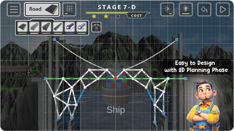 Bridge Constructor Capture d'écran 2
