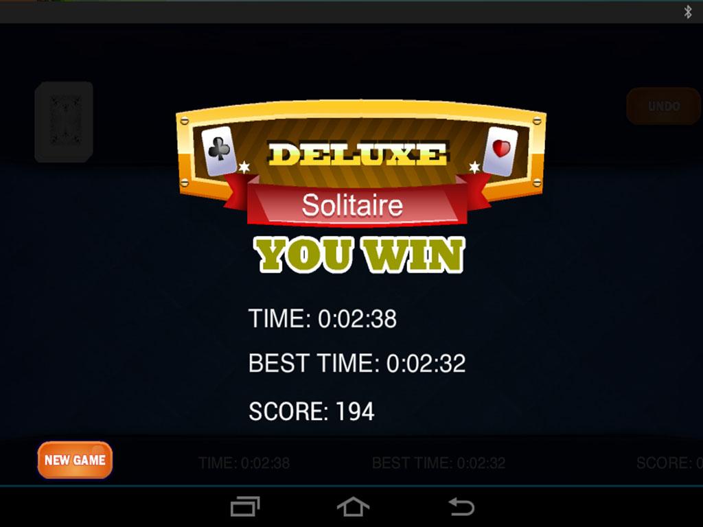 Deluxe Solitaire 스크린샷 3