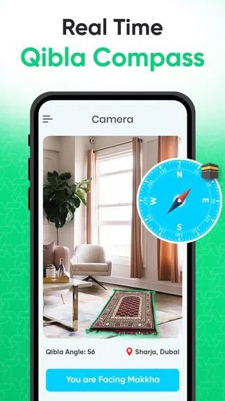 Qibla Direction: Qibla Compass應用截圖第1張