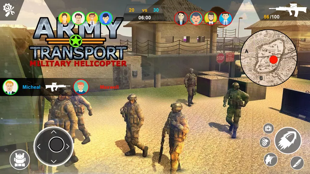 Army Transport Helicopter Game 스크린샷 1