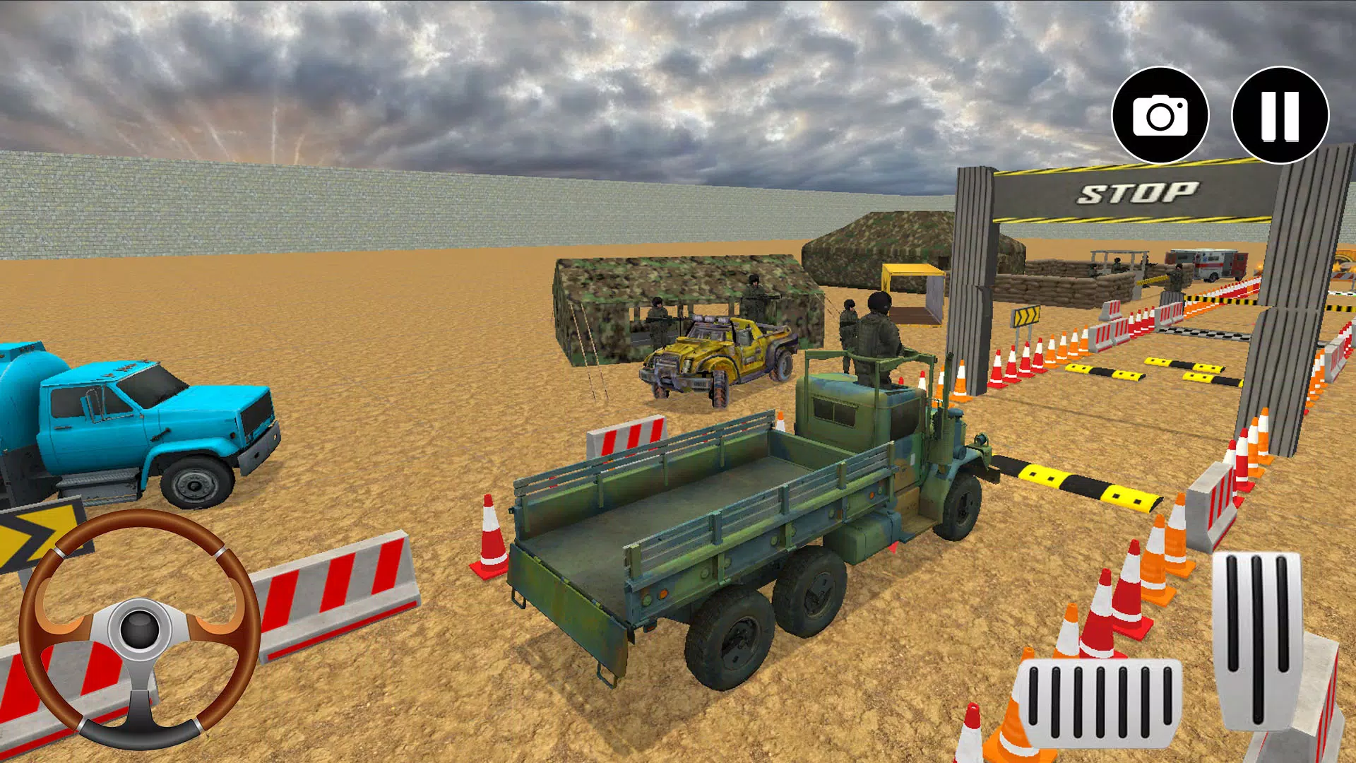 Army Truck Game Simulator 3D Screenshot 2