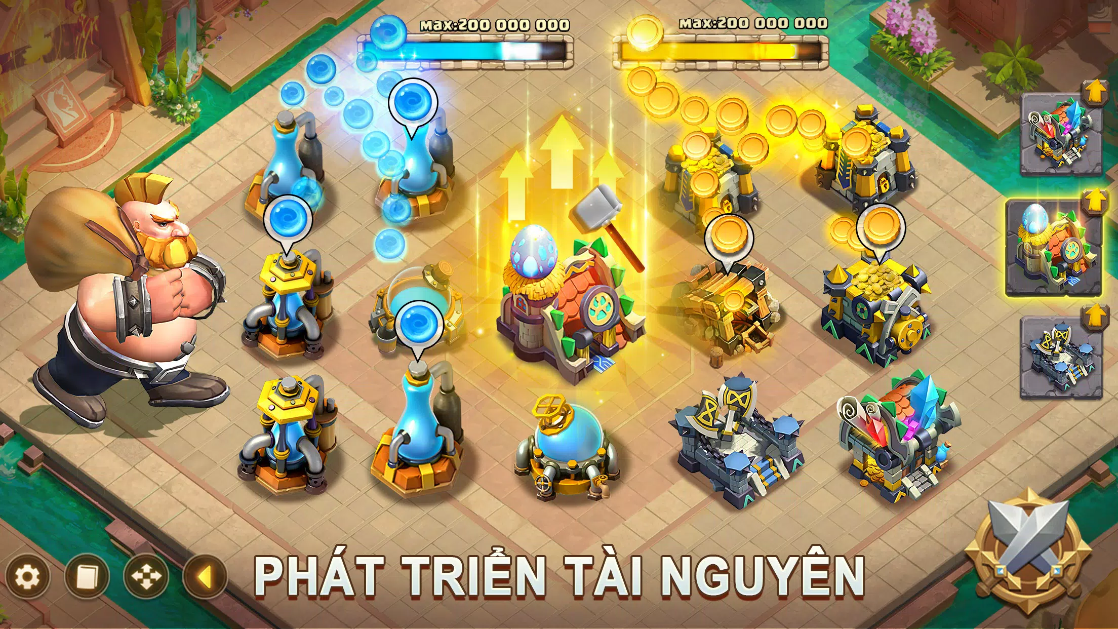 CastleClash:Quyết Chiến-Gamota Captura de pantalla 2