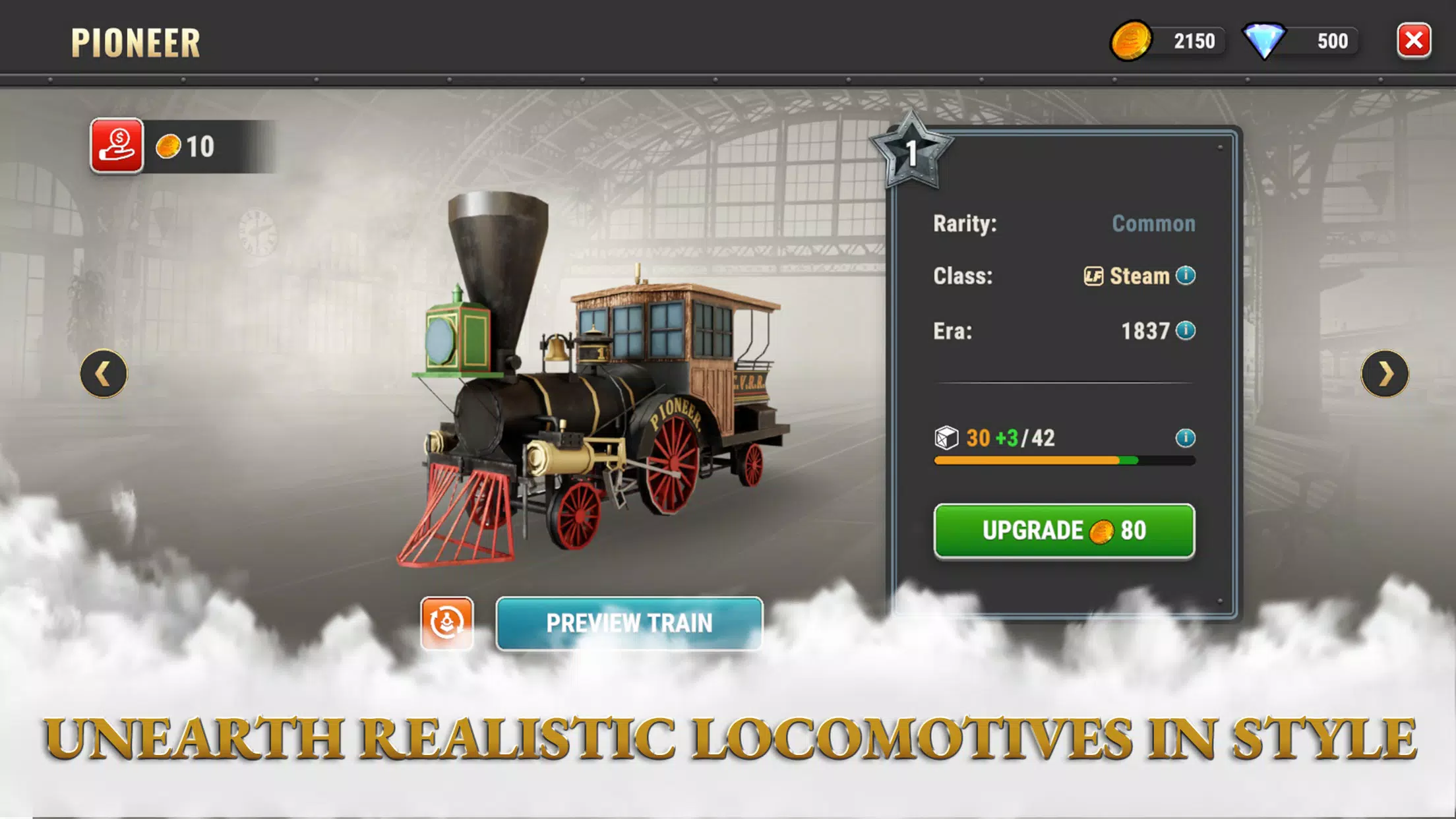 Train King Tycoon Captura de pantalla 1