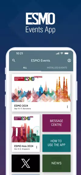 ESMO Events Captura de pantalla 1