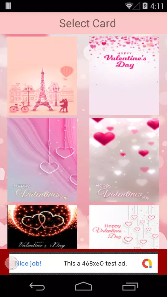 Valentine Greeting Card 2019 Capture d'écran 3