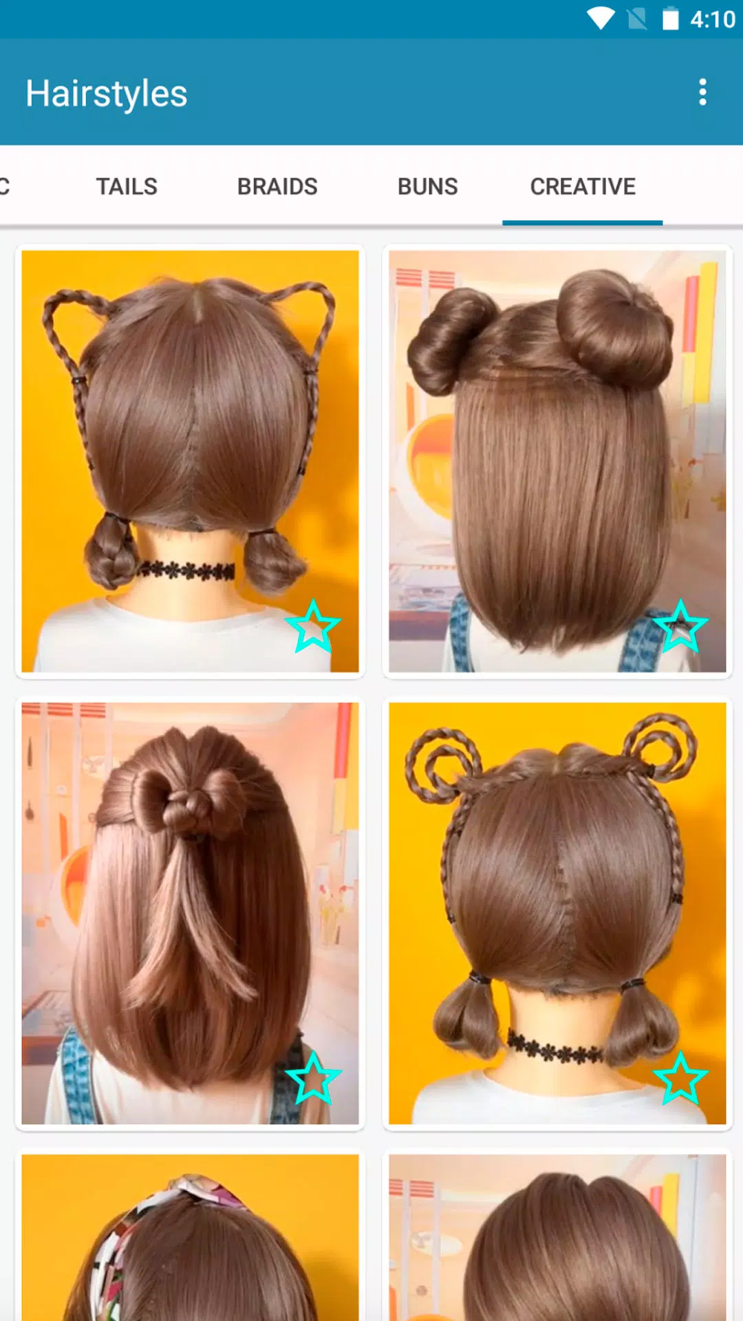 Hairstyles for short hair Screenshot 2