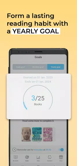 Bookly: Book & Reading Tracker Captura de tela 4