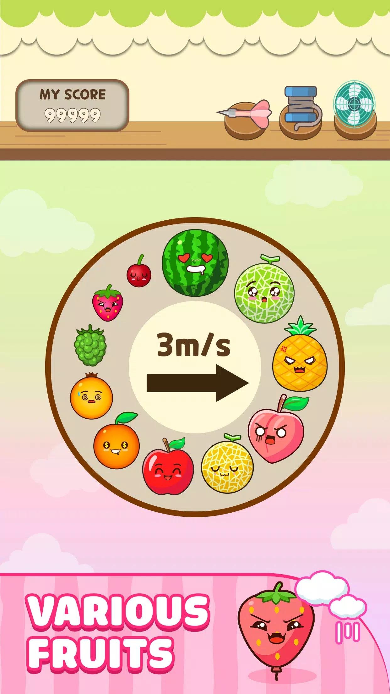 Melon Balloon: Fruit Merge स्क्रीनशॉट 4